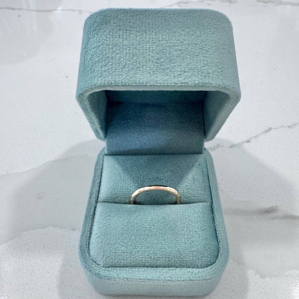 Tiffany & Co. Paloma Picasso 18k Rose Gold 2mm Stacking Ring • Authentic •
